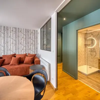 Appartement Le Verdoyant hyper centre avec Parking et Sauna