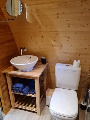 Salle de bains dans l'établissement L'arche