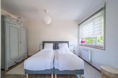 Un ou plusieurs lits dans un hébergement de l'établissement Cosy Home in South Alsace for work and leisure
