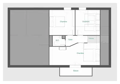 Plan de l'établissement Chalet Gentiane