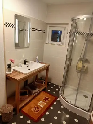 Salle de bains dans l'établissement Room Algo