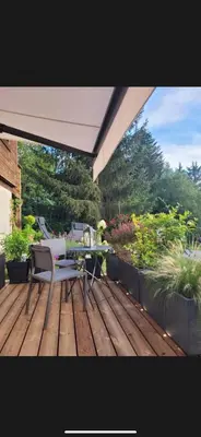 Jardin de l'établissement Gite de Montagne 