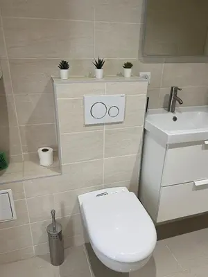 Salle de bains dans l'établissement App 1 Mulhouse centre , 6 personnes