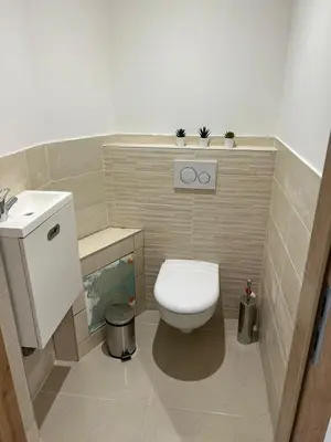 Salle de bains dans l'établissement App 2 Mulhouse centre , 6 personnes