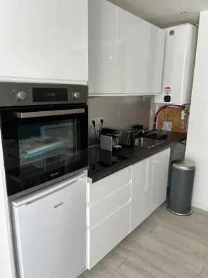 Cuisine ou kitchenette dans l'établissement App 2 Mulhouse centre , 6 personnes