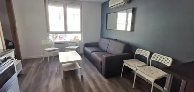 Coin salon dans l'établissement App 11 Mulhouse centre , 4 personnes