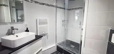 Salle de bains dans l'établissement App 11 Mulhouse centre , 4 personnes