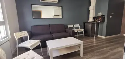 Coin salon dans l'établissement App 11 Mulhouse centre , 4 personnes
