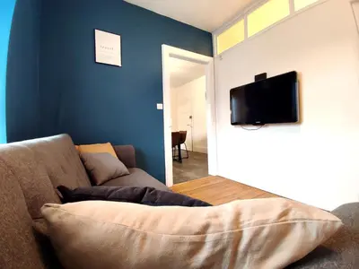 Télévision ou salle de divertissement dans l'établissement Le petit Fremis / 5 Kms des pistes / axe Nancy-Thann