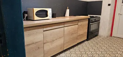 Cuisine ou kitchenette dans l'établissement Le Phoenix - gîte 15 personnes parc naturel Vosges Saônoises
