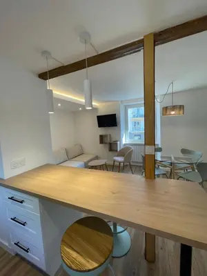 Cuisine ou kitchenette dans l'établissement « À deux pas de la petite Venise »