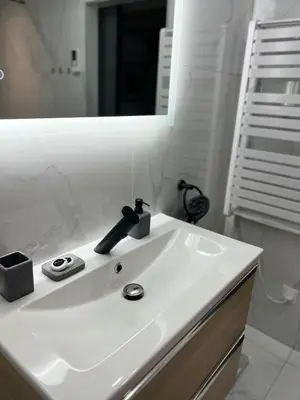 Salle de bains dans l'établissement Loft ravissant avec parking gratuit