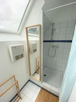 Salle de bains dans l'établissement Logement de charme au coeur de la nature