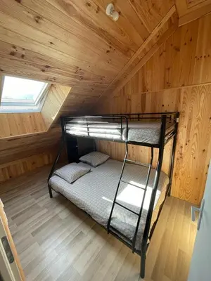 Un ou plusieurs lits dans un hébergement de l'établissement Chalet Nala