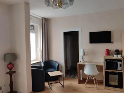 Cuisine ou kitchenette dans l'établissement cocon des lys