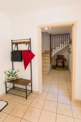 Un ou plusieurs lits dans un hébergement de l'établissement La couronne Maison 80m2 garage & terrasse