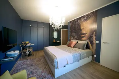Un ou plusieurs lits dans un hébergement de l'établissement Le Boudoir, Centre ville, Parking couvert inclus