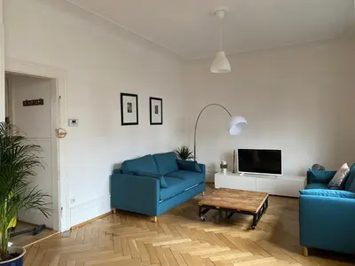 Coin salon dans l'établissement Hop l’appart