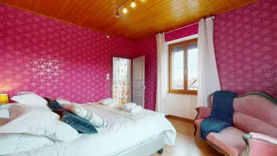Un ou plusieurs lits dans un hébergement de l'établissement La maison Blanche - Issenheim