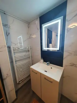 Salle de bains dans l'établissement - 1 - Appartement charmant moderne 5 pers T3 73m2