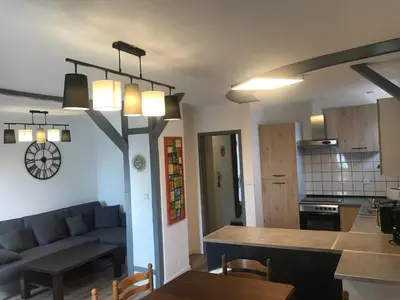 Cuisine ou kitchenette dans l'établissement Le gite 4 - Le Château du Hohlandsbourg