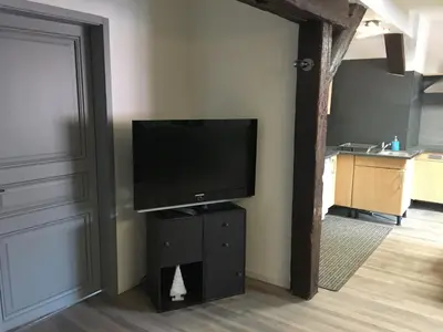Cuisine ou kitchenette dans l'établissement Le gite 5 - Le Château du Landsberg