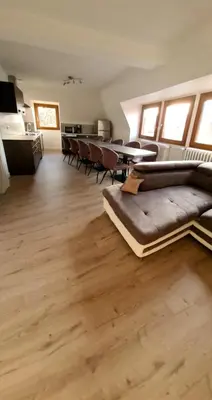 Télévision ou salle de divertissement dans l'établissement L'Auberge SYRA - Gites Alsace - Proche EuropaPark