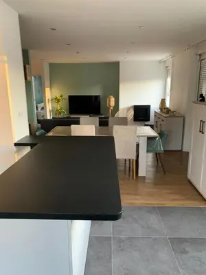 Télévision ou salle de divertissement dans l'établissement Appartement centre-ville rénové 6/8 personnes