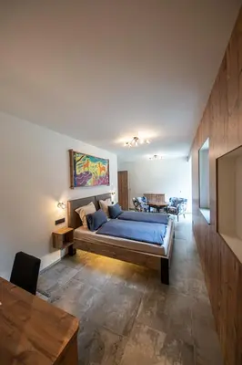 Un ou plusieurs lits dans un hébergement de l'établissement Villa Valtin