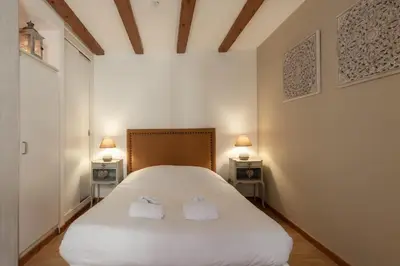 Un ou plusieurs lits dans un hébergement de l'établissement Travel Homes - Tanneur 3, just next to Little Venice