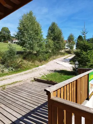 Paysage naturel près de le chalet