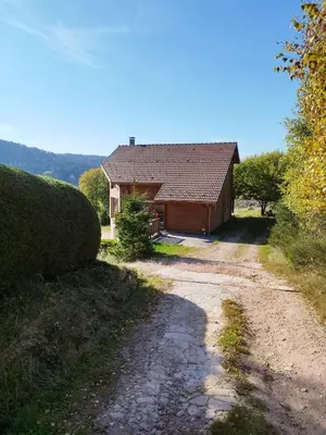 Paysage naturel près de le chalet
