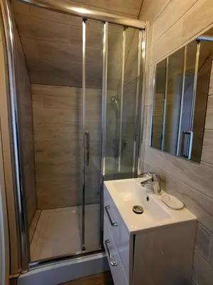 Salle de bains dans l'établissement Charmant Studio Proche Centre Ville + Parking