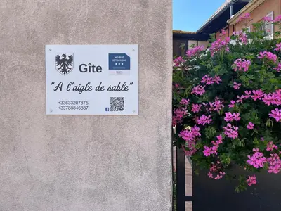 Certificat, récompense, panneau ou autre document affiché dans l'établissement Gîte À l'aigle de sable