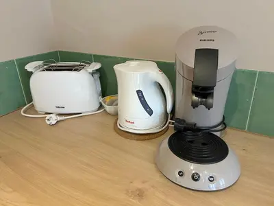 Cuisine ou kitchenette dans l'établissement Hostellerie Alsacienne de Masevaux