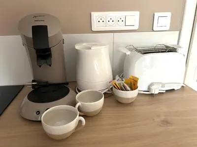 Cuisine ou kitchenette dans l'établissement Hostellerie Alsacienne de Masevaux