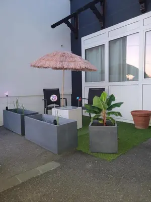 Terrasse ou espace extérieur de l'établissement Gîte Les Lauriers