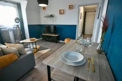 Coin salon dans l'établissement Aux Toits d'Alsace