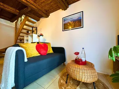 Coin salon dans l'établissement Le petit Châtaignier - Cozy Immo