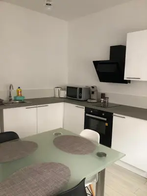 Cuisine ou kitchenette dans l'établissement Alsacian Home - Old Town Cosy Apartments