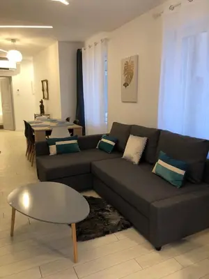 Coin salon dans l'établissement Alsacian Home - Old Town Cosy Apartments