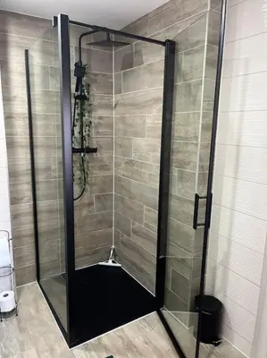 Salle de bains dans l'établissement Colmar,appart chaleureux 2 pas centre avec jardin