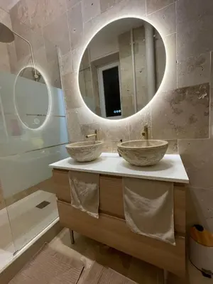 Salle de bains dans l'établissement Le Charme de Colmar - Proche centre ville et gare - 8 personnes - arrivée autonome