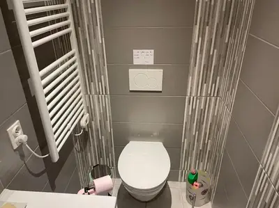 Salle de bains dans l'établissement Entre Lac et Montagne 4/6 personnes