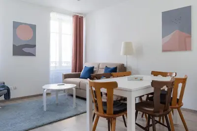 Coin salon dans l'établissement Travel Homes - Niffel 2 - Un havre de paix près du Parc