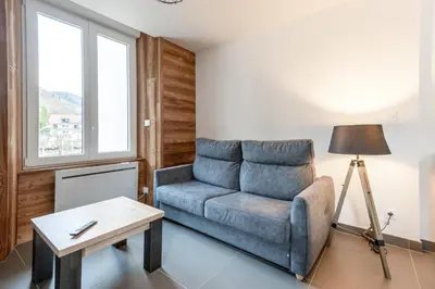 Coin salon dans l'établissement Ouréa - duplex avec balcon