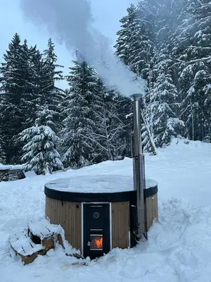 L'établissement La maison du Xetté en hiver