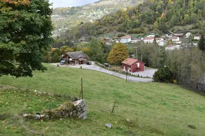 Paysage naturel près de la maison de vacances