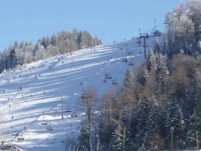 L'établissement Studio dans la station de ski La Bresse-Hohneck en hiver