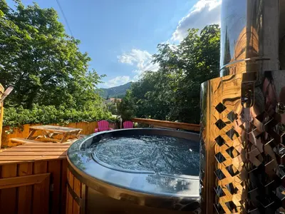 Plan de l'établissement Gîte au Manoir des Sens avec bain nordique jacuzzi
